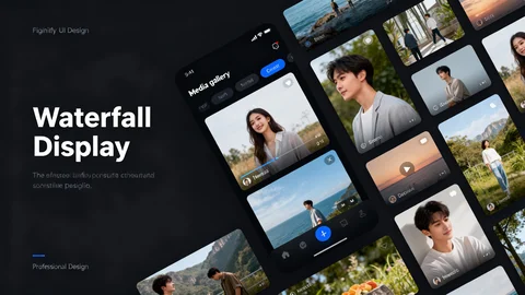 瀑布流展示：优雅浏览您的 Telegram 媒体库
